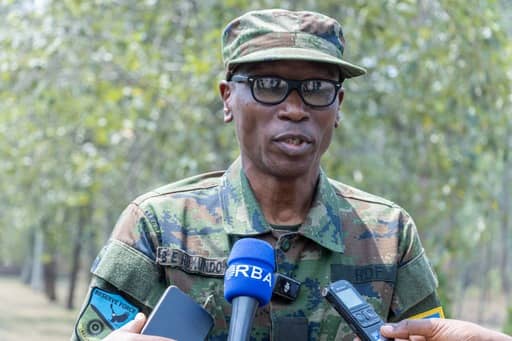 Lt Col Rukundo Eugene wo mu ngabo z'u Rwanda