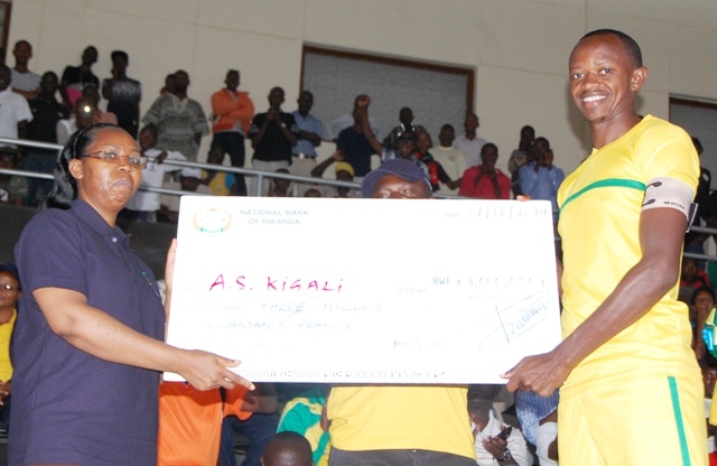 AS Kigali yegukanye igikombe na miliyoni eshatu z'amanyarwanda.