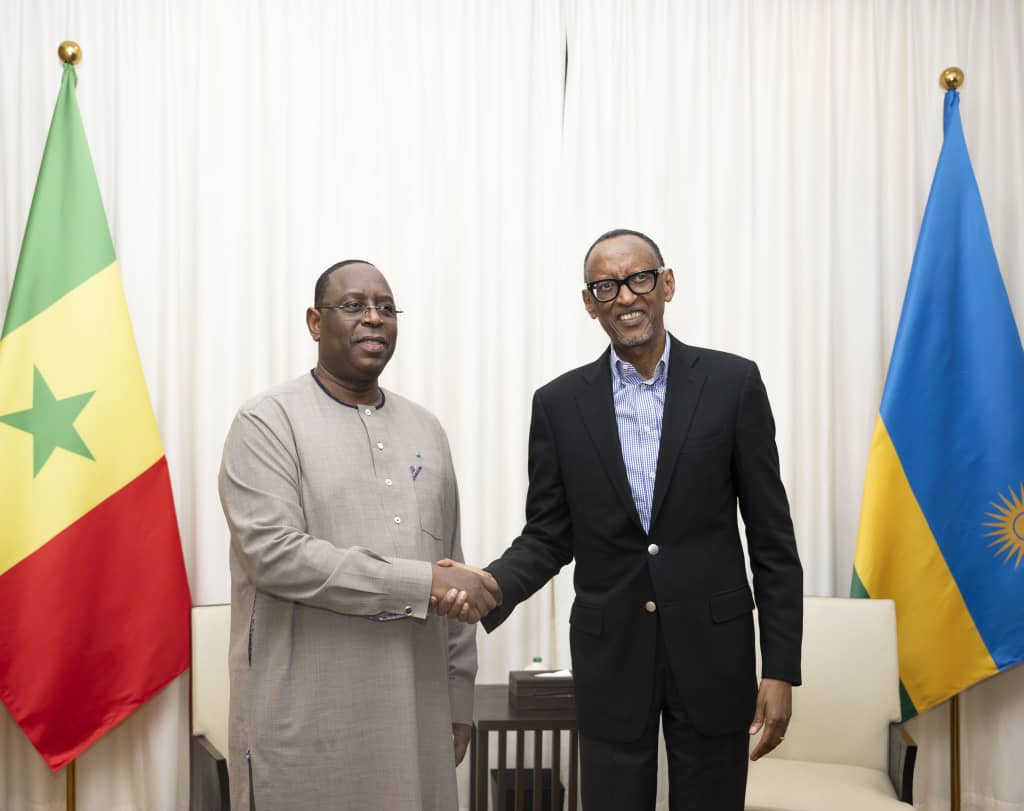 Perezida Kagame yakiriye Macky Sall wa Senegal