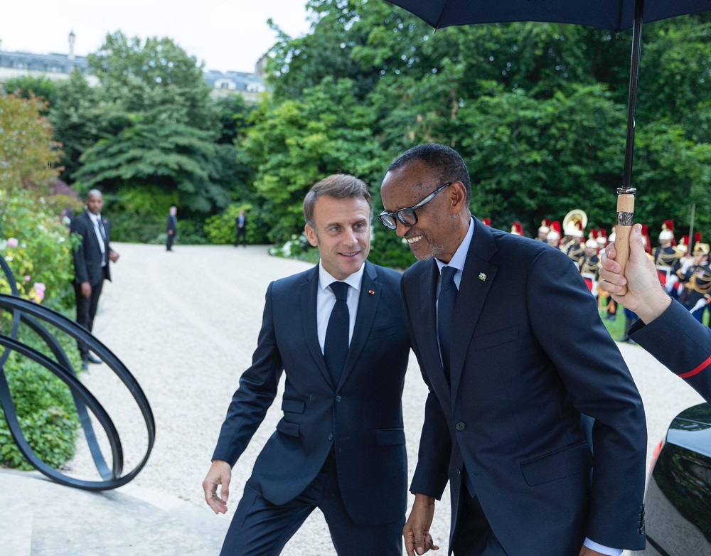 Macron yakiriye Perezida Kagame