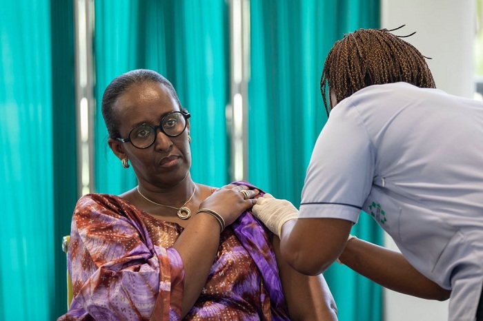 Madame Jeannette Kagame nawe yakingiwe