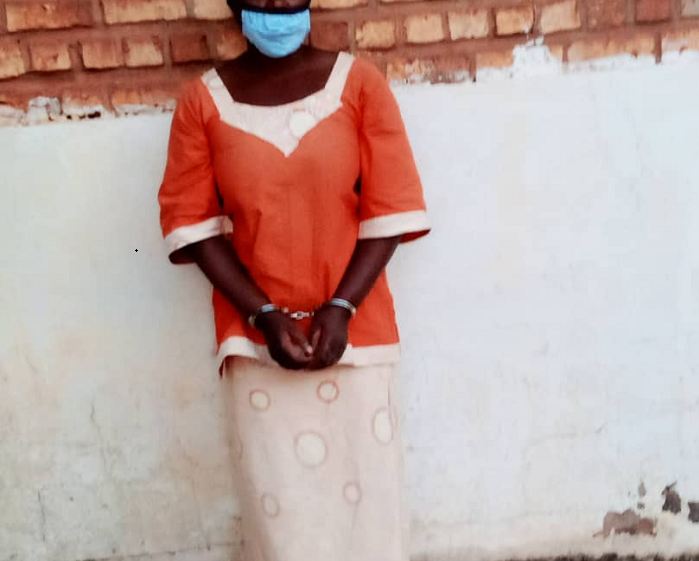 Uyu yafashwe naho umushoferi we ariruka