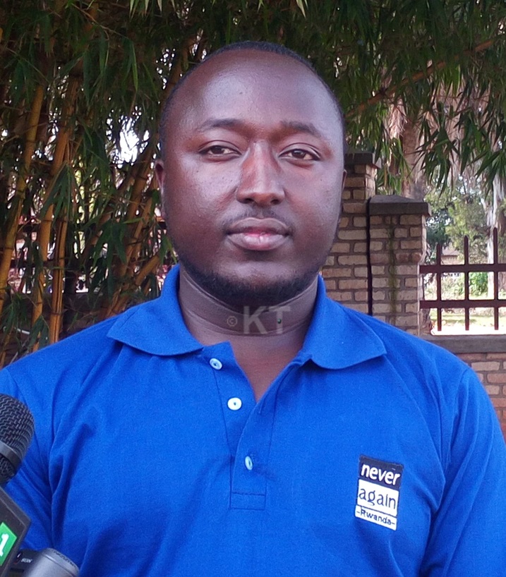 Eric Mahoro umuyobozi ushinzwe Gahunda muri Never Again Rwanda