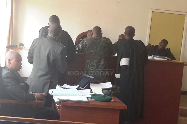 Maj Dr Aimable Rugomwa mu Rukiko