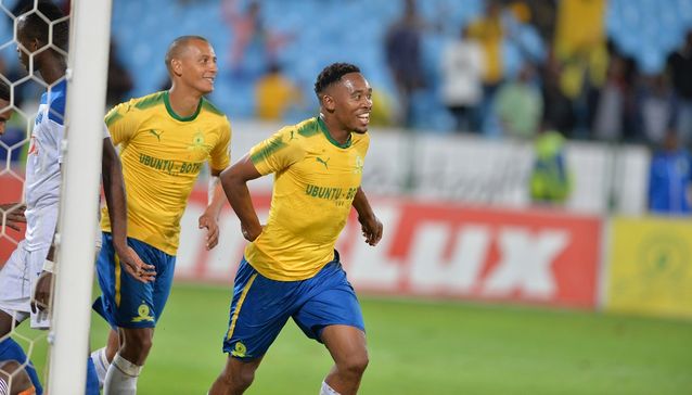 Mamelodi yishimira igitego cyabahaye icyizere cyo gusezerera Rayon Sports