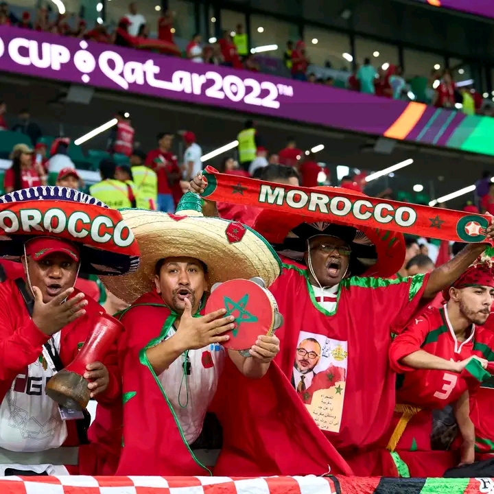 Byari ibyishimo bikomeye ku bafana ba Maroc