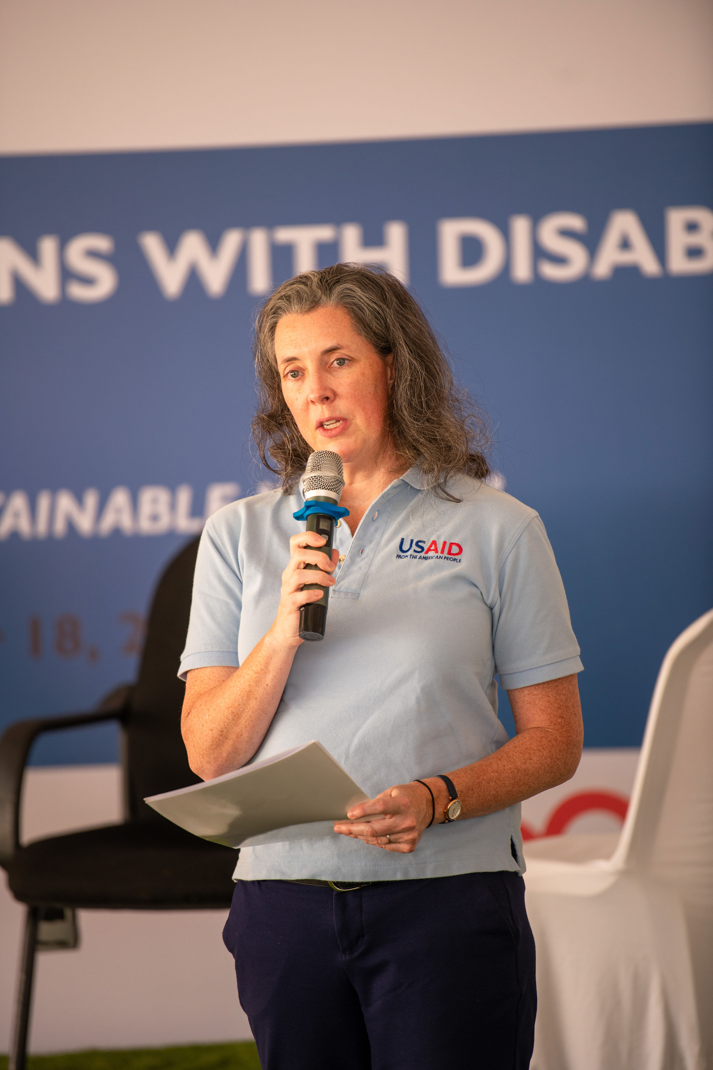 Jessica Torrens ageza ijambo ku bitabiriye ibi birori