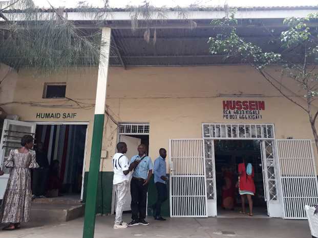 Inzu ya Hussein muri Karitsiye Mateusi, iri mu za mbere z'ubucuruzi zubatswe mu Rwanda