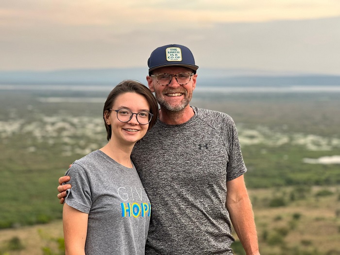 Matt n'abagize umuryango we bavuga ko iyo bari mu Rwanda bumva batuje kandi batekanye