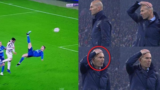 Zidane yumiwe yifata mu mutwe nyuma y