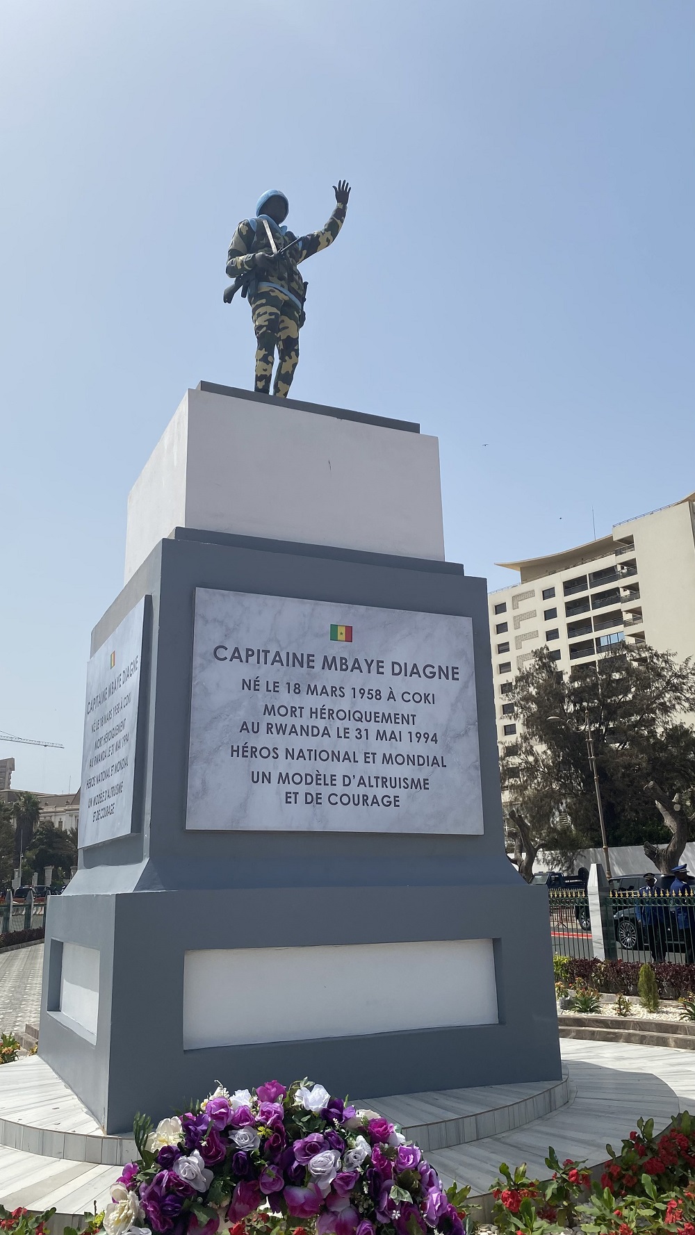 Urwibutso rwubakiwe Captain Mbaye Diagne