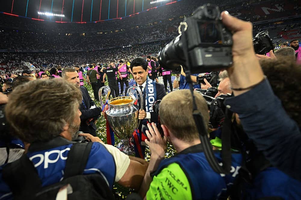 PSG bishimana na Perezida wabo Nasser Al Khelaifi