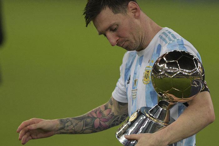 Messi yanahembwe nk'umukinnyi mwiza w'irushanwa