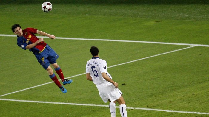 Ikipe ya FC Barcelona yatsindiye Manchester United ku mukino wa nyuma inshuro ebyiri