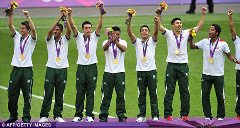 Mexique yatwaye umudari wa zahabu.