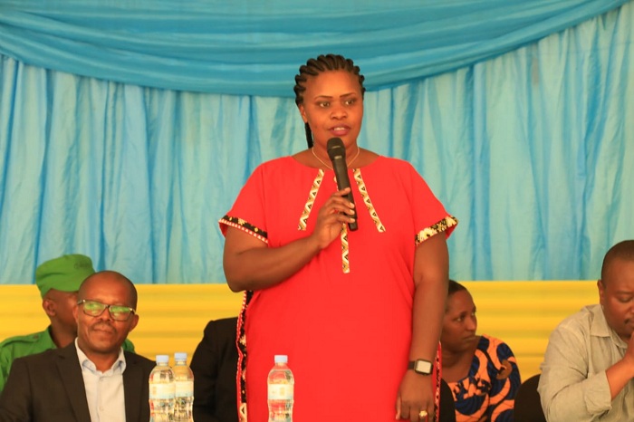 UUmutesi Solange yashimiye abatuye Umurenge wa Masaka ku gikorwa cy'indashyikirwa bakoze