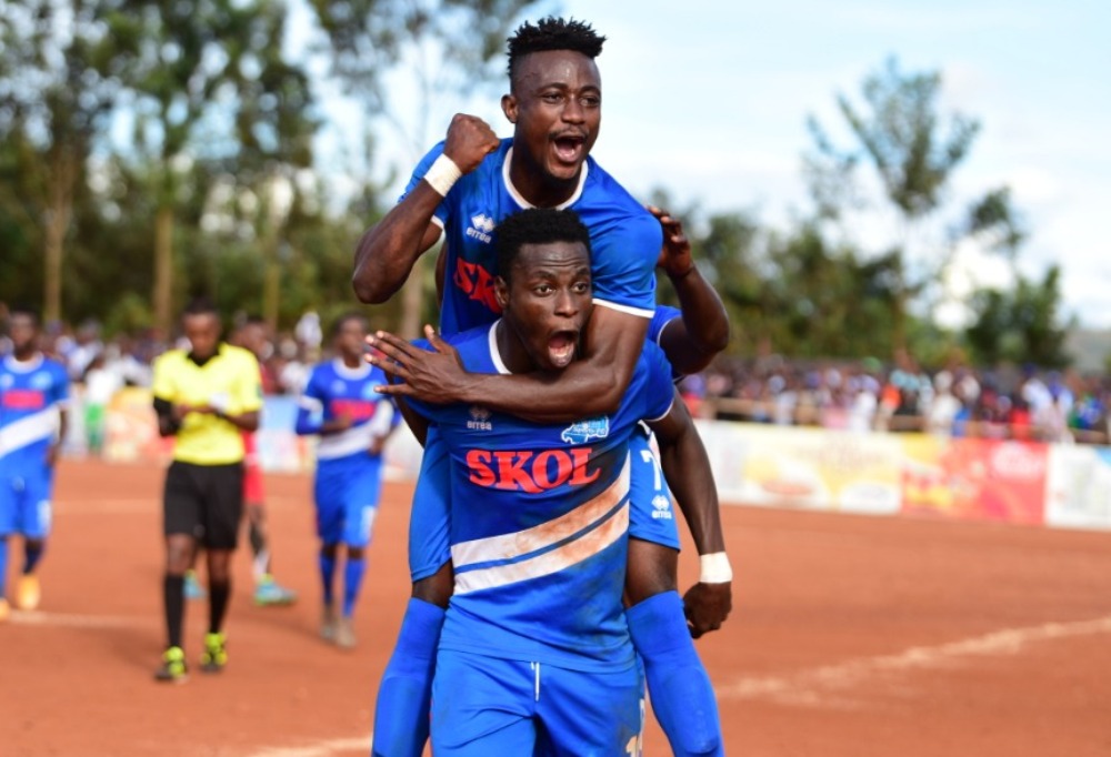 Michael Sarpong ni umwe mu bafashije Rayon Sports kwegukana igikombe cya shampiyona umwaka ushize