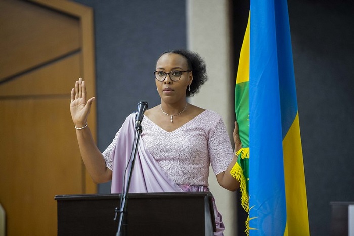 Munyangaju Aurore Mimosa, Minisitiri wa Siporo