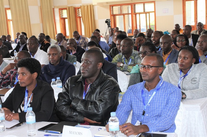 Bamwe mu bayobozi b'inzego z'ibanze bitabiriye iri huriro