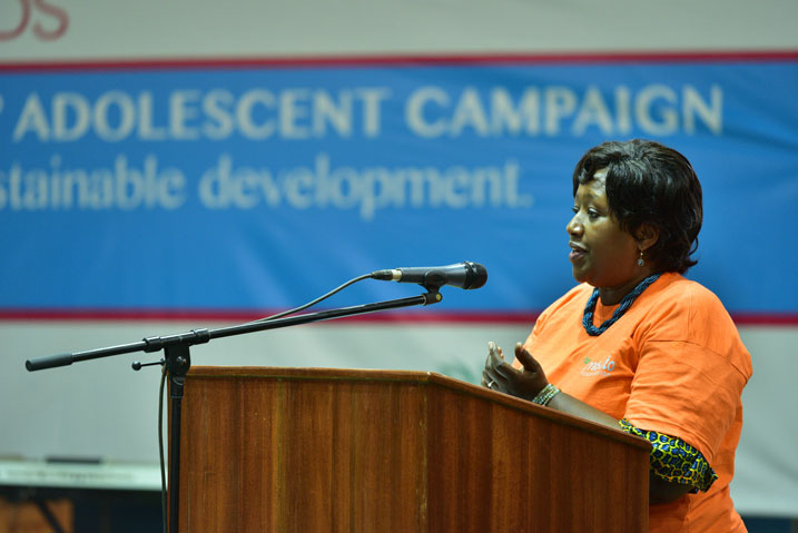 Minisitiri w'Ubuzima, Agnes Binagwaho, na we yari ahari.