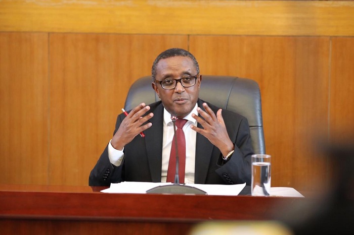 Minisitiri Vincent Biruta yagiranye ikiganiro n'abanyamakuru