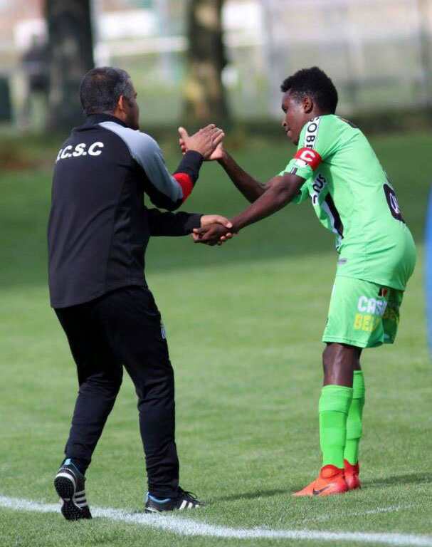 Yves Mitsindo asanzwe ari kapiteni w'ikipe ya Sporting Charleroi y'abatarengeje imyaka 15 