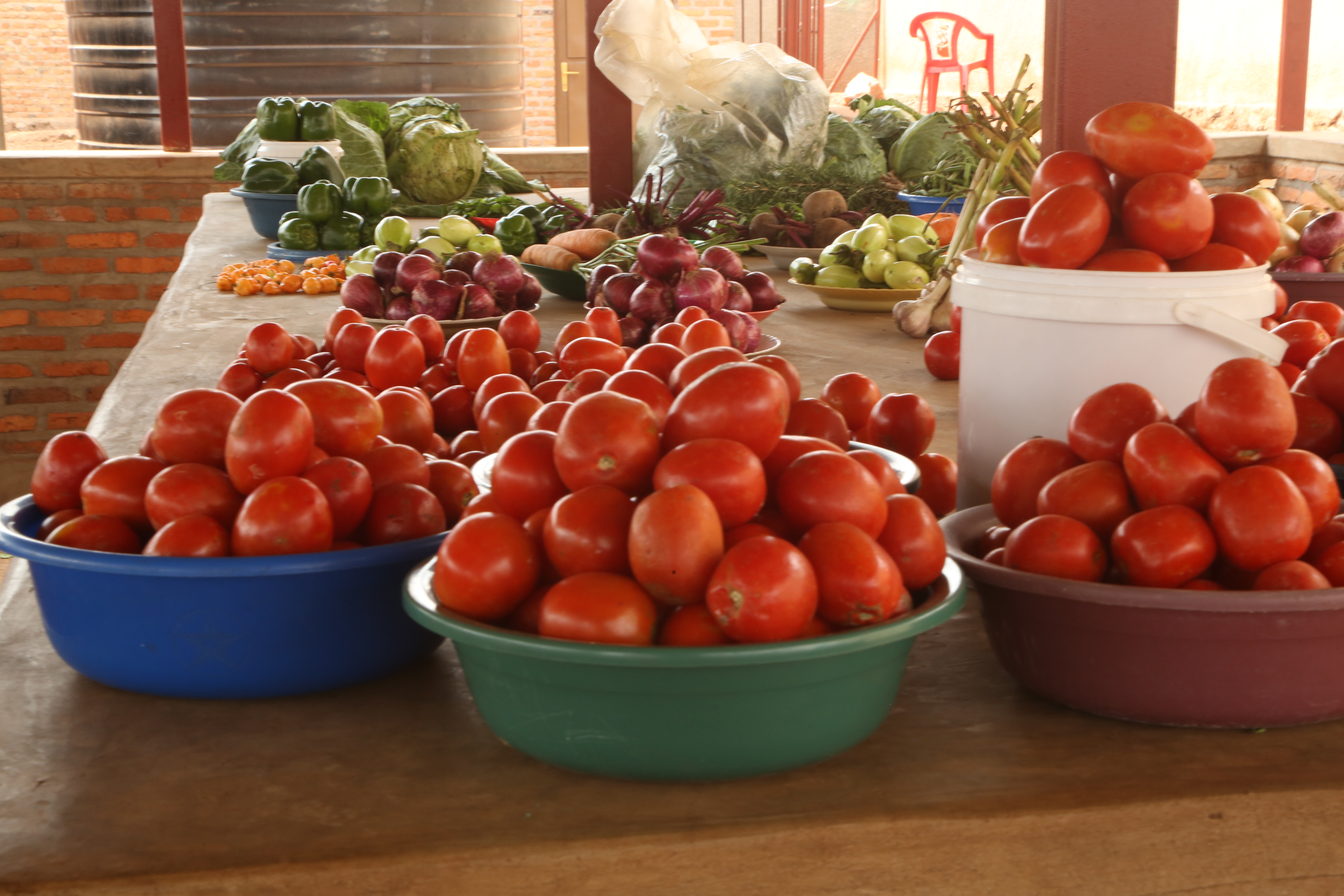 Imboga ni kimwe mu byo abacuruzi bishimira ko bitazongera kwangirika