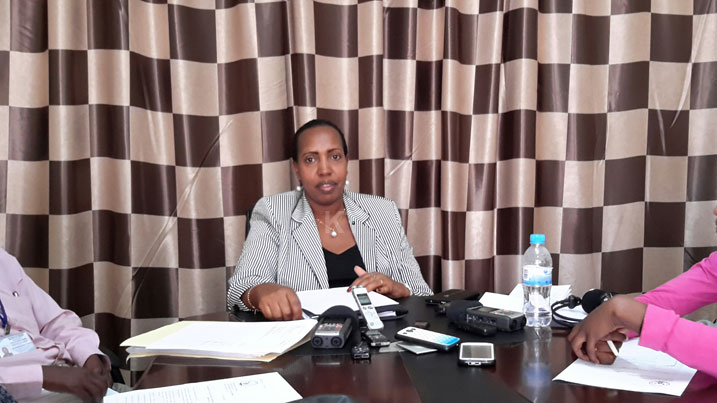 Mme Yankurije Odette, Umuyobozi w'Ishami rishinzwe iyubahirizwa ry'ubutabera muri MINIJUST.