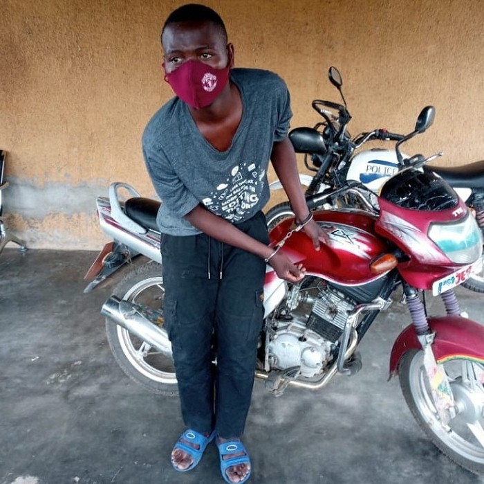 Tuyizere Alexandre umwe mu bacyekwaho kwambura Bizimana moto