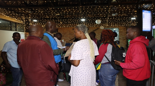 Batahutse bavuye muri Mozambique