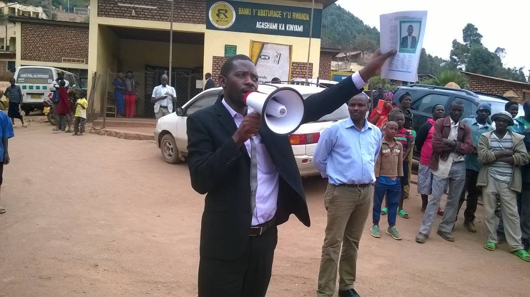 Mpayimana ubwo yiyamamarizaga mu Karere ka Gicumbi