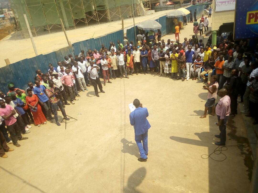 Mpayimana ubwo yiyamamarizaga muri Kicukiro