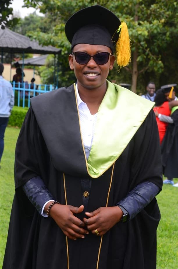 Mu 2022 Grace Nyinawumuntu yabonye impamyabumenyi y'icyciro cya gatatu cya Kaminuza mu gucunga imishinga