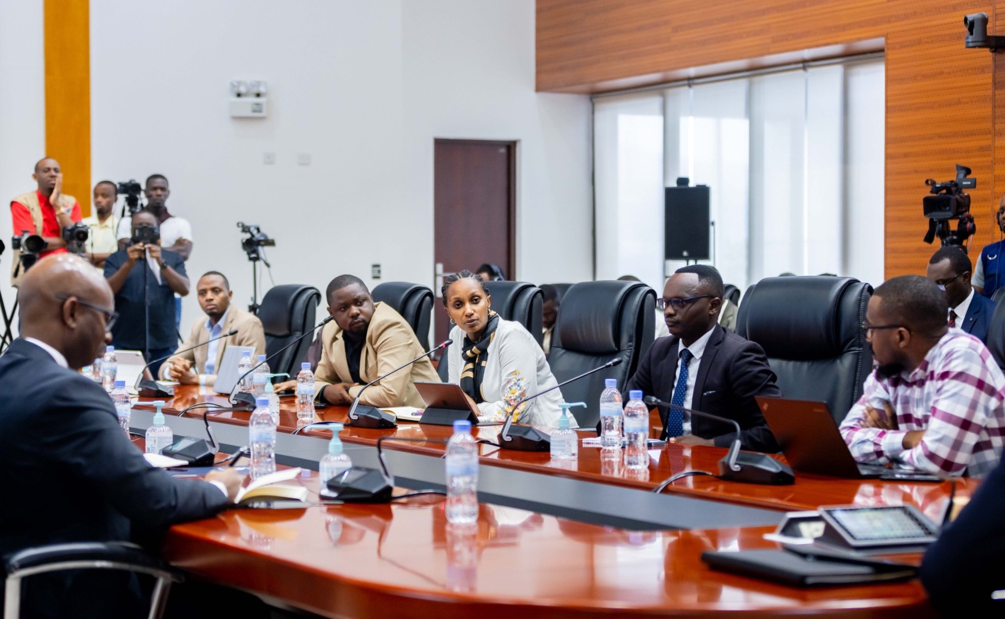 Minisitiri w'Intebe, Dr Edouard Ngirente yagiranye ikiganiro n'abanyamakuru kigaruka ku ngingo zitandukanye zijyanye n'ubuzima rusange bw'Igihugu