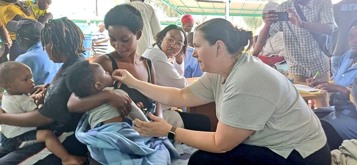 Mu kigo nderabuzima cya Byahi ababyeyi bitabiriye serivise zitandukanye zijyanye n'ubuzima