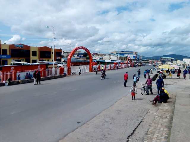 Mu Mujyi wa Muhanga abantu bari bake