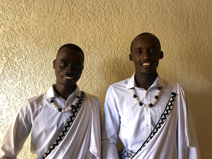 Gahemba Barnabe (murumuna wa Areruya Joseph) na Mugisha Samuel bari babukereye