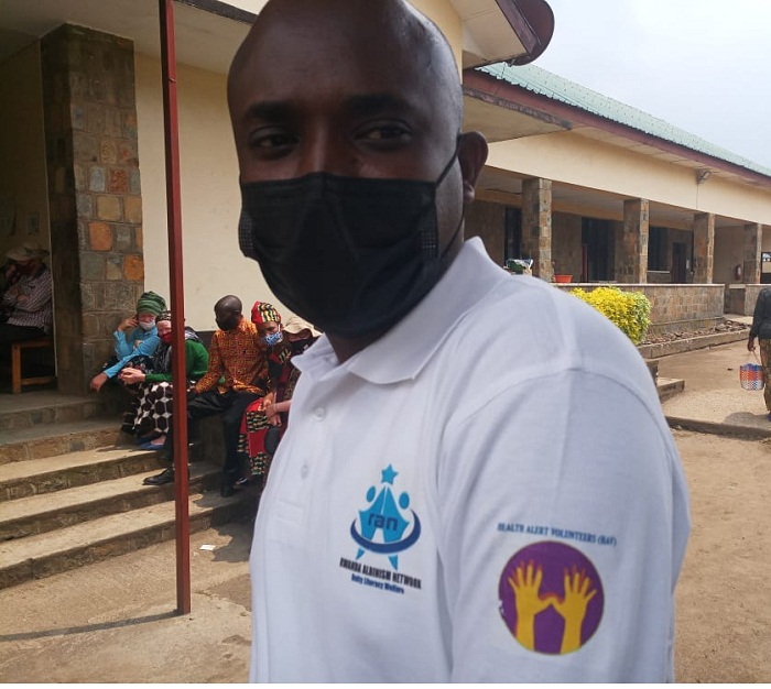 James Mugume Uyobora Health Alert Volunteers