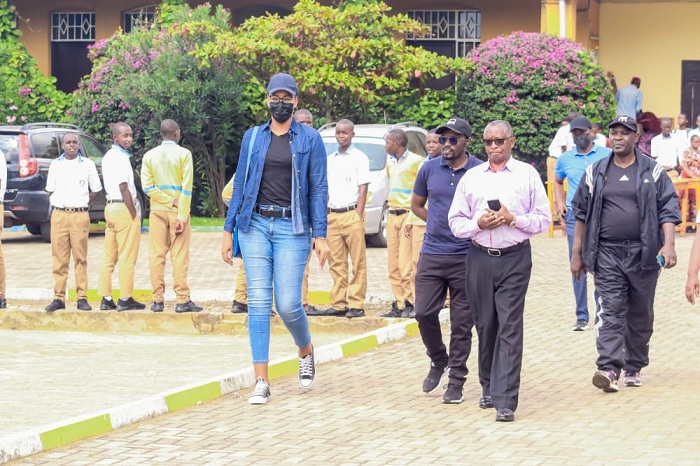 Minisitiri wa Siporo, Munyangaju Aurore Mimosa ni we wasoje iyi mikino