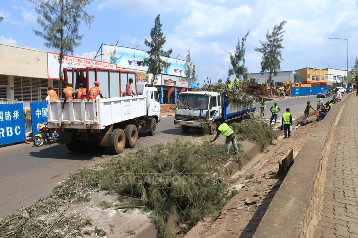 Muhima ahazagurirwa umuhanda hari gutunganywa