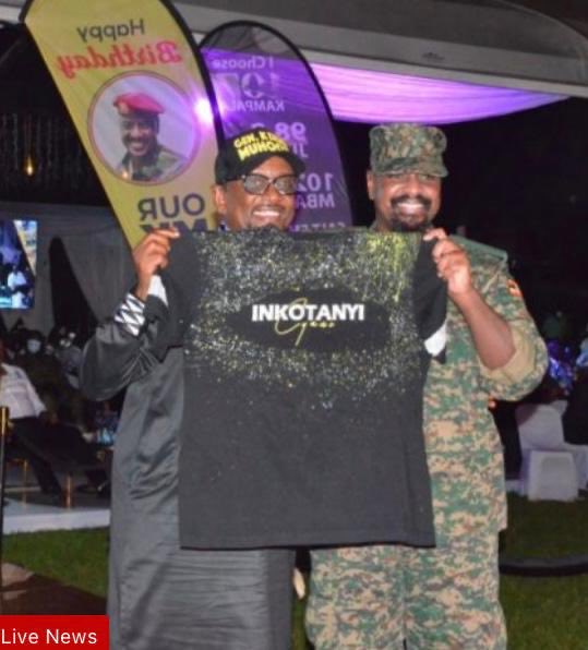 Massamba Intore yashimiye Gen Muhoozi wamutumiye mu birori by