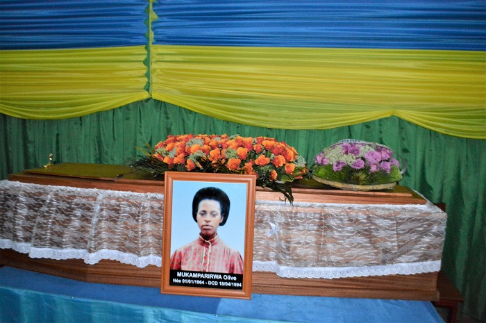 Umubiri wa Mukamparirwa Olive wazize Jenoside yakorewe Abatutsi washyinguwe