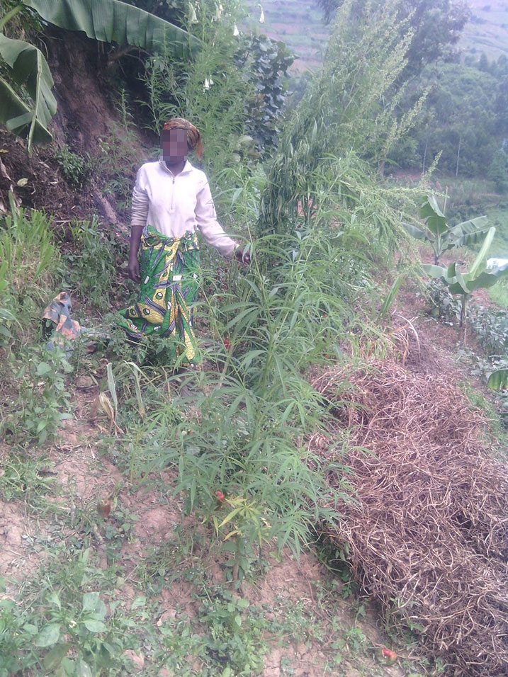 Mukarubuga ahagaze ku biti by