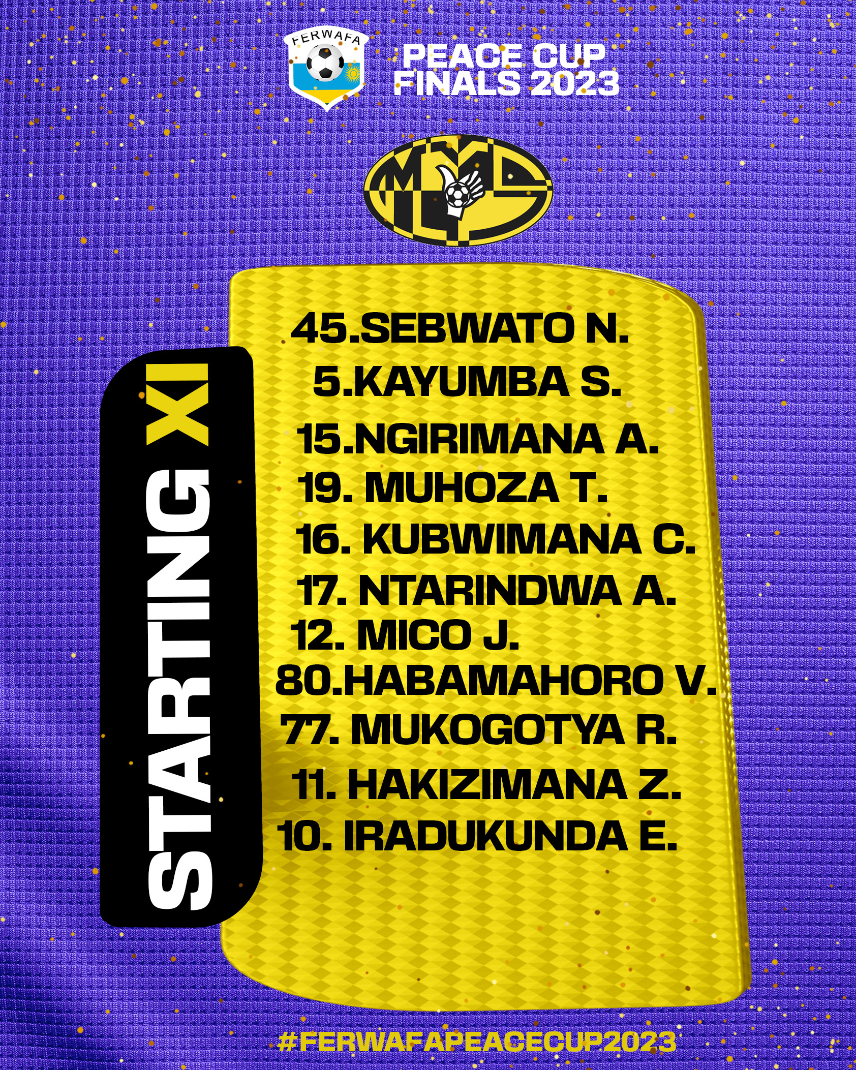 Abakinnyi 11 ba Mukura VS babanje mu kibuga