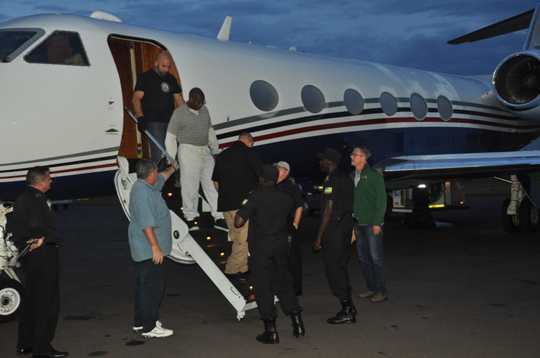 Munyakazi ava mu ndege yamugejeje i Kigali