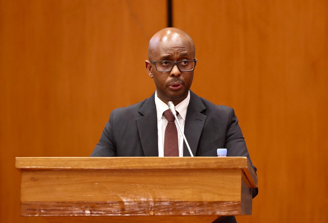 Ubwo Minisitiri Murangwa yasobanuraga ingengo y'Imari 2025-2026