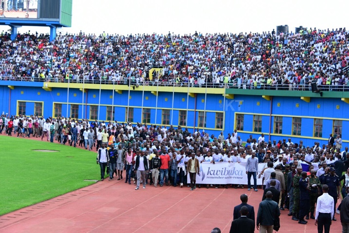 Urugendo rwo kwibuka rwasorejwe muri Stade Amahoro i Remera.