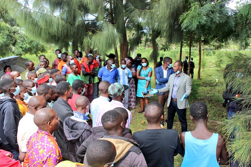 Meya Bizimana Hamis yasabye abaturage kwitandukanya n'ibikorwa byose bifitanye isano n'ikoreshwa ry'ibiyobyabwenge