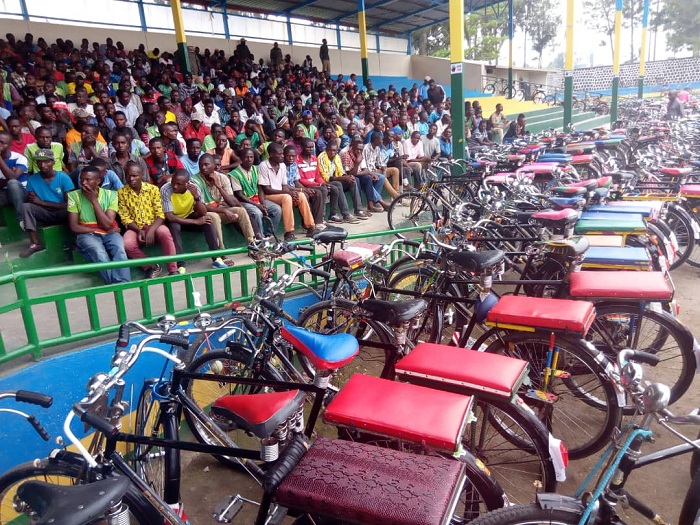 Abasaga 1700 bakora umwuga wo gutwara abagenzi ku magare mu mujyi wa Musanze