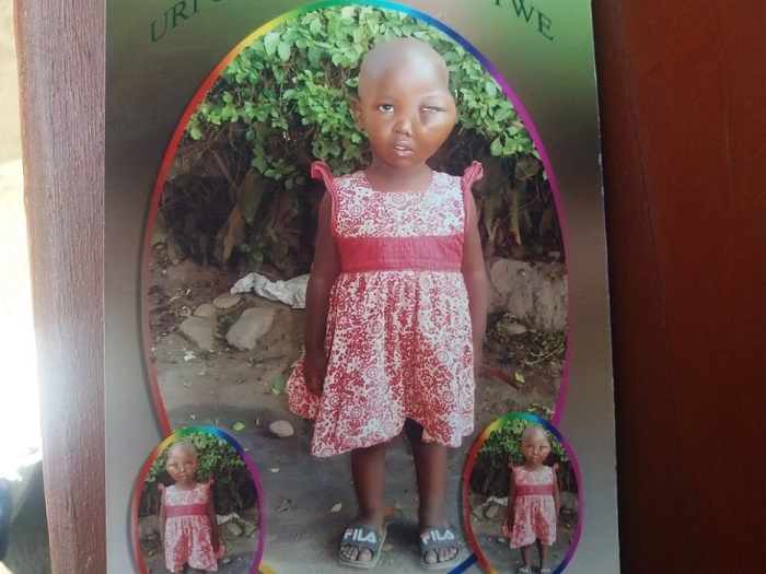 Aha umwana yari amaze gufatwa n'uburwayi